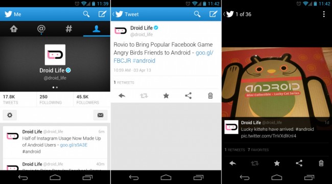 new twitter android