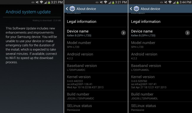 sprint gs4 update
