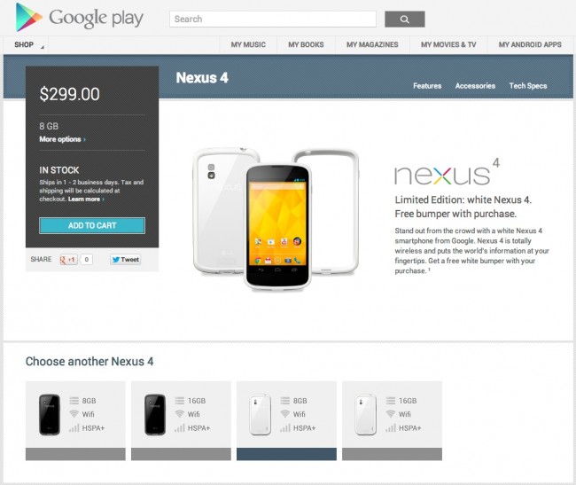 white nexus 4-2