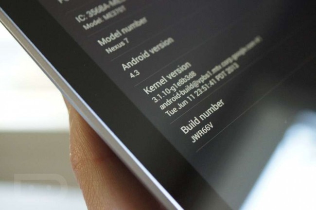 nexus 7 4.3 update