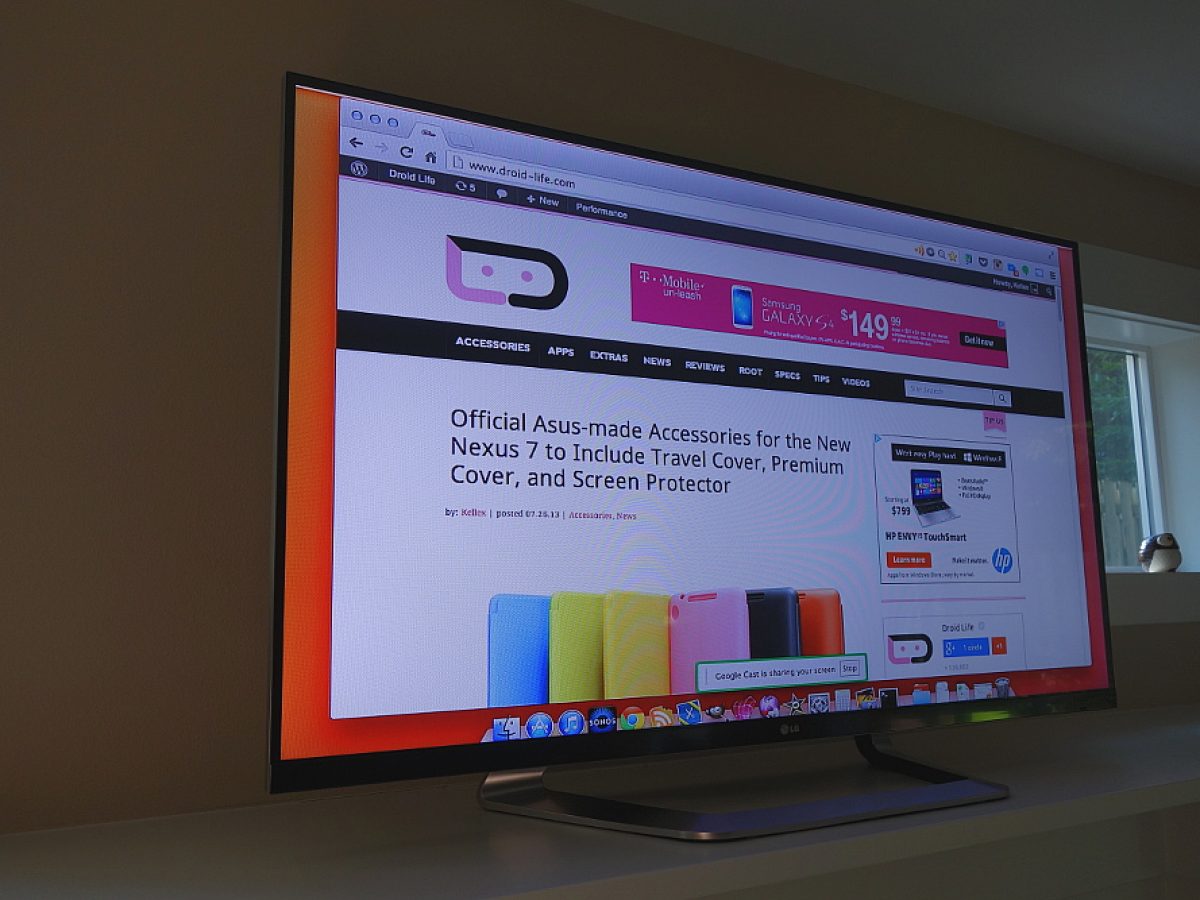 how to display to chromecast for mac
