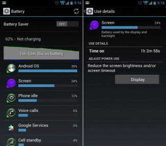droid ultra battery life