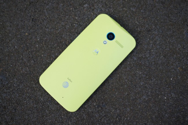 yellow moto x