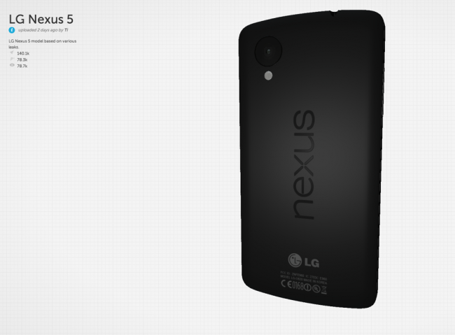 LG Nexus 5 render