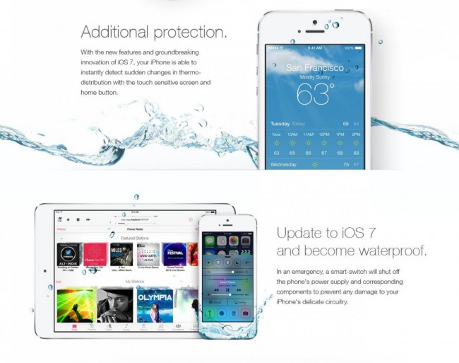 waterproof ios7