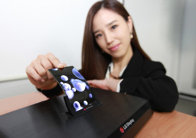 lg flexible display oled