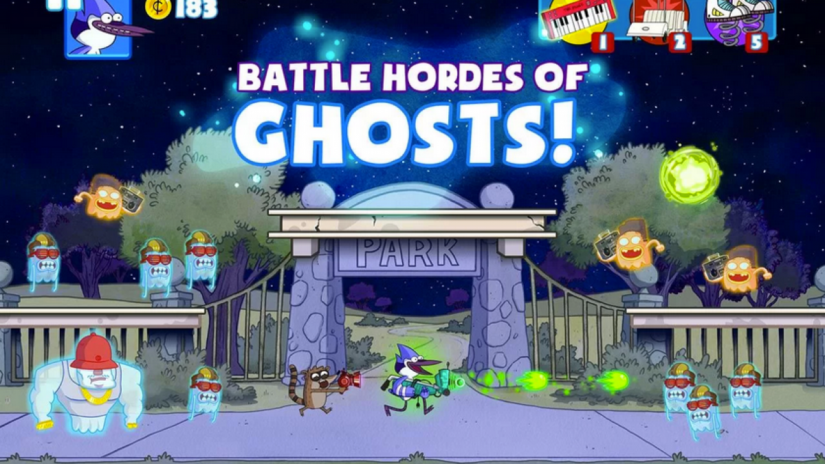 Ghost Toasters - Regular Show Launches on Google Play, a Great