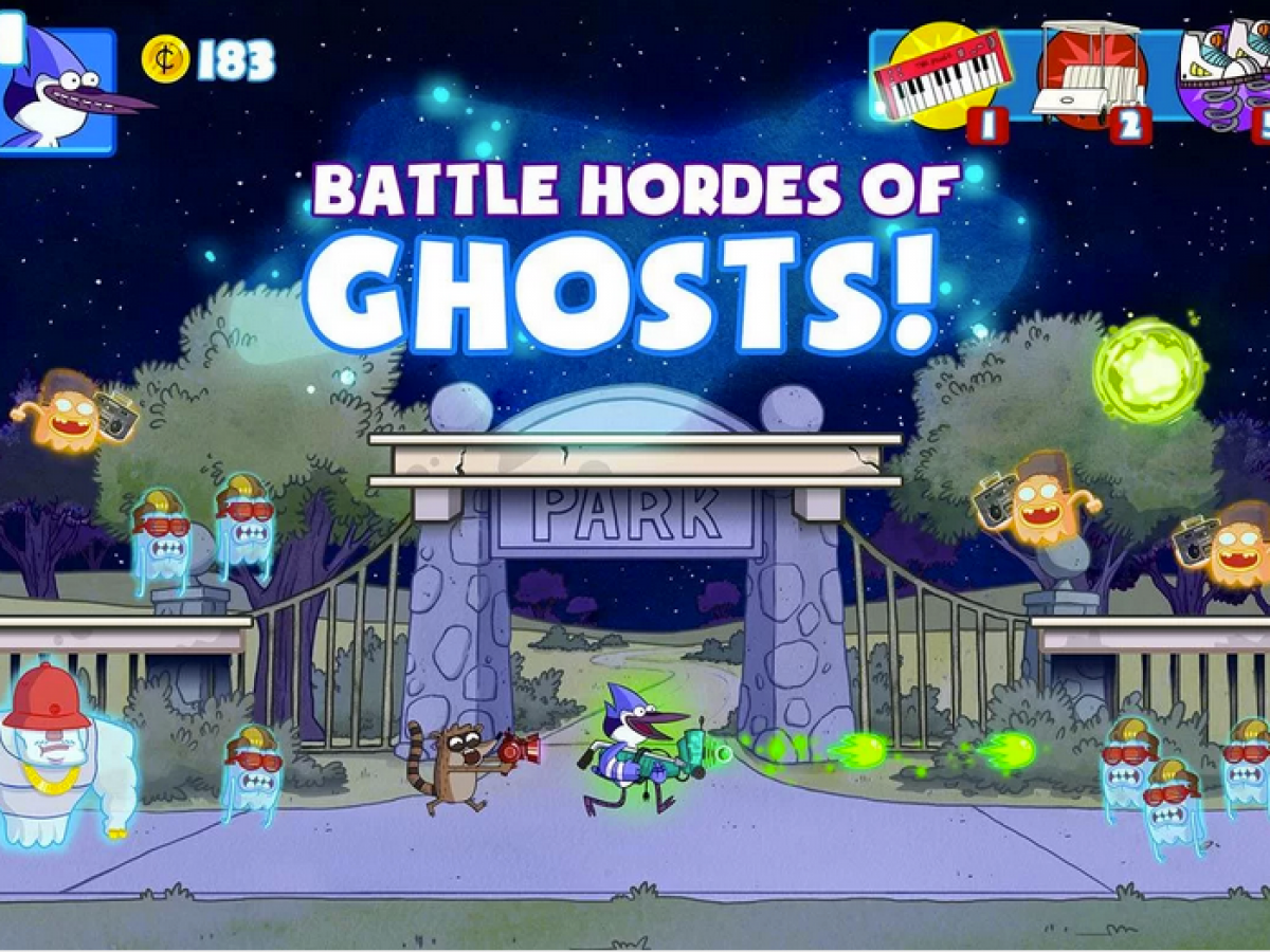 Ghost Toasters - Regular Show Launches on Google Play, a Great