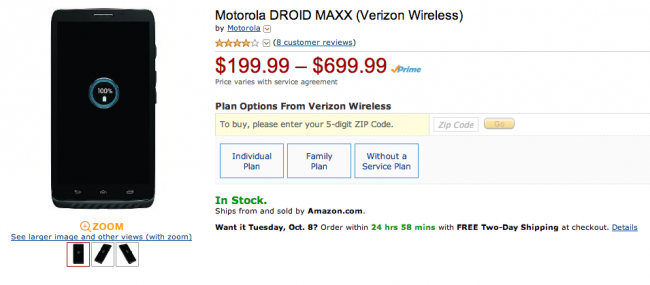 amazon droid maxx deal