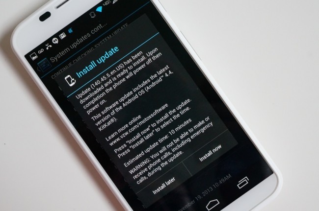 moto x kit kat update