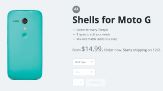 Moto G Shells and Flips Shells Now Available Starting at $14.99, Ship December 2