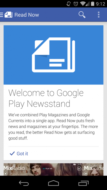 google newstand