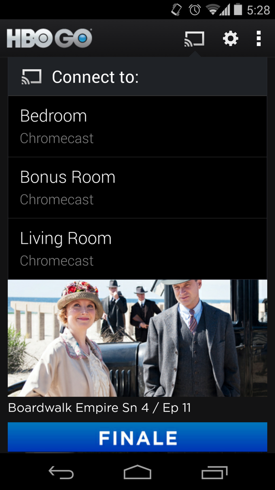 HBO Go Android Now Chromecast Thanks Update