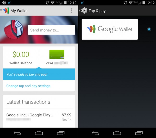 google wallet moto x