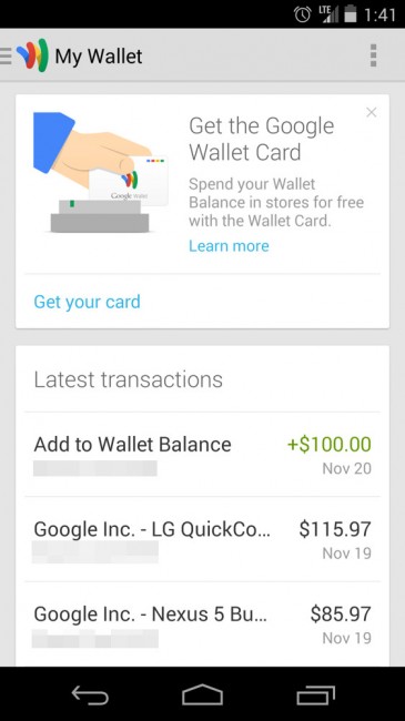 google wallet new