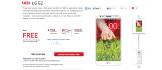 Cyber Monday Deal:  LG G2 in White Now Available From Verizon, It’s Also FREE on Contract