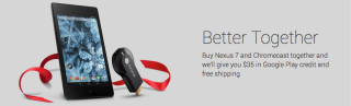 Buy a Chromecast and Nexus 7 Together, Get $35 in Google Play Credit