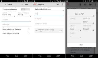 Gmail for Android Updated to v4.7 – Includes Vacation Responder, Sending Attachments of Any Type, and More