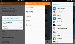 Google Music Updated to 5.3.1316 – Adds Store-to-SD and Sharing, Tweaks UI a Bit