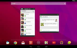Floating IM App LilyPad Updated with Holo UI