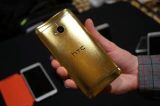 Here is the HTC One in 18K Gold
