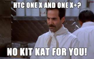 HTC One X and One X+ to Stay on Android 4.2.2, No Kit Kat For You