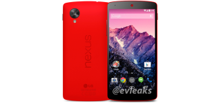 Nexus 5 in Red Press Render Leaked
