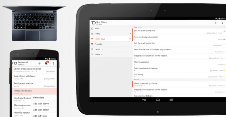 Todoist Task List App Re-envisioned, Brings Collaboration Mode and New UI