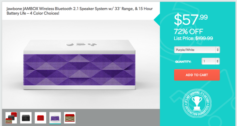 Deal of the Day: Refurbished Jawbone Jambox for Just $57.99 With Free Shipping