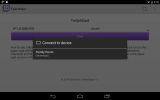 TwitchCast Lets Users Stream Twitch.tv Streams to Chromecast