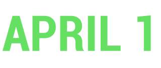 Today is April 1.