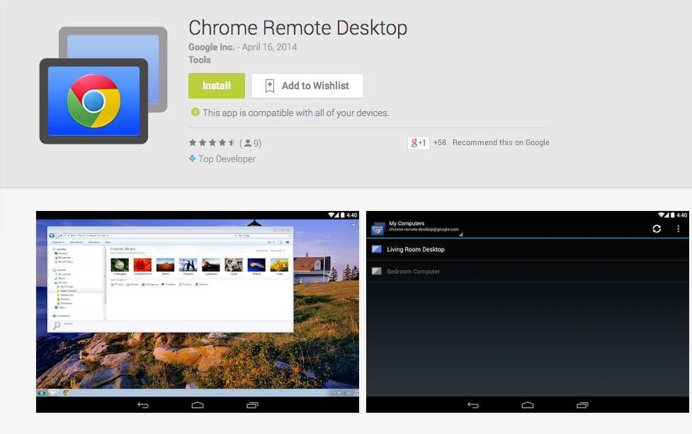 download chrome remote desktop