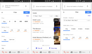 Google Brings Hotel and Restaurant Filters to Google Search on Android Devices
