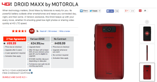 DROID MAXX Gets Two New Colors, High Gloss Red and Black with Chrome Accents