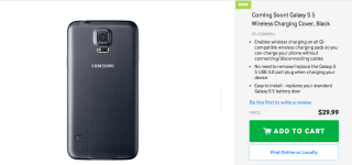 Wireless Charging Back Cover for the Galaxy S5 Already Up for Pre-order