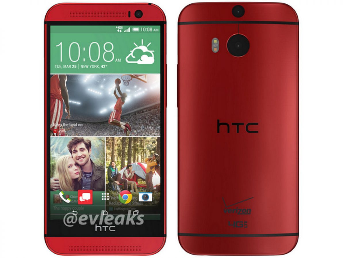 HTC One Verizon in Red Breaks Cover in Leak