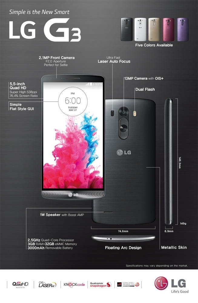 LG G3 - Full phone specifications