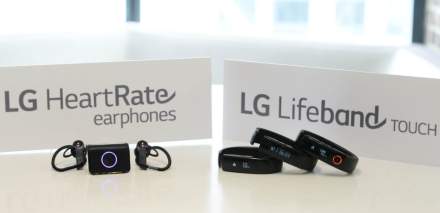 LG Announces Lifeband Touch and Heart Rate Earphones Availability, Pricing