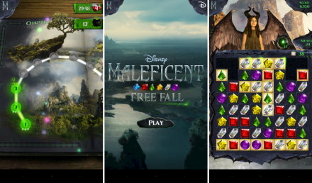 Maleficent Free Fall Now Available for Android, a Mix of Candy Crush and Bejeweled