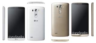 LG G3 Multi-angle Press Renders in Titanium, Gold, and White