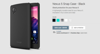 Official Nexus 5 Snap Cases Now Available on Google Play for $29.99