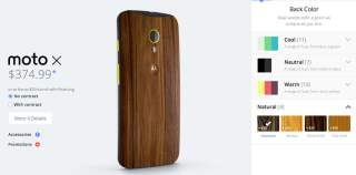 Rosewood Replaces Walnut for Custom Moto X Orders (Updated: or not)