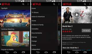 Netflix Receives Updated UI on Google Play, White Icon Included