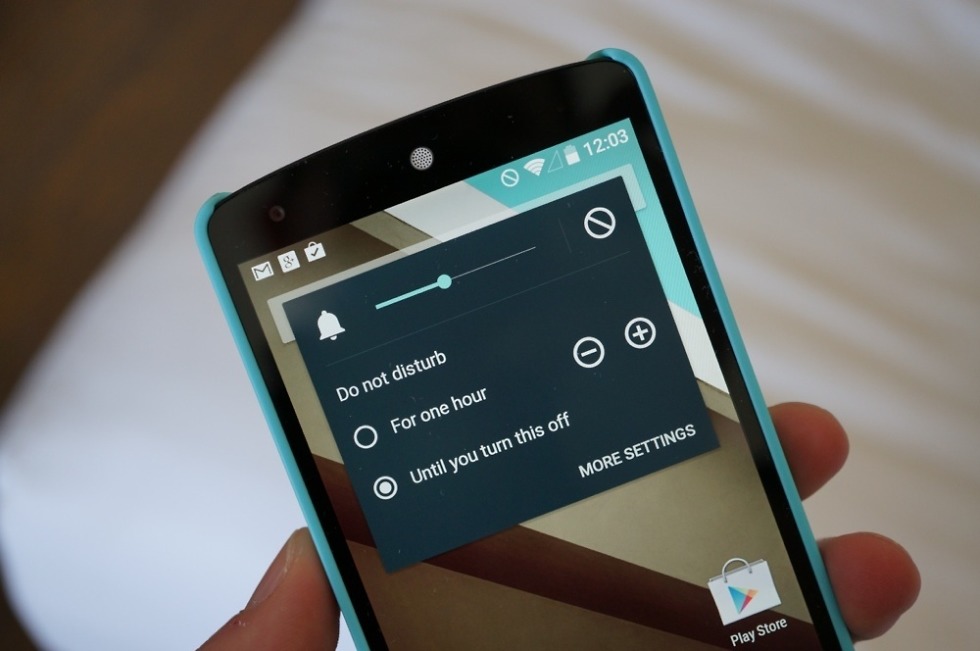Android L Do Disturb Mode