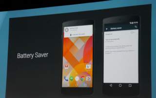 Android L Features:  Battery Saver Tries to Extend Battery Life