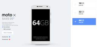 Moto X Now Available With 64GB of Storage for $449