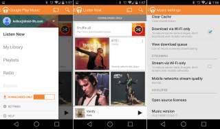 Google Music Update 5.6.1608P Moves “Downloaded Only” Toggle to Slideout Menu