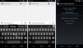 Google Keyboard Updated to Version 3.1.19, Moves Voice Input Key