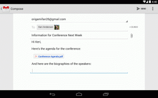 Gmail Update to Version 4.9 Brings Streamlined Google Drive Attachment Feature