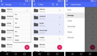 Cabinet Beta Features Material Design UI for On-device File Management